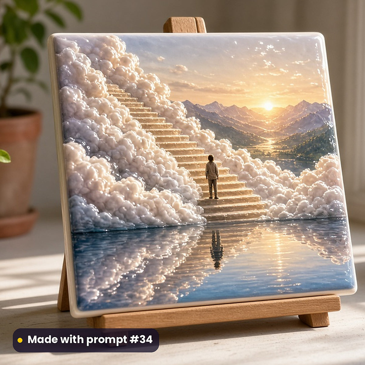 Self-Help and Personal Development, Luxury & Decorative Collection: Made with prompt #34 – realistic UV-printed mockup