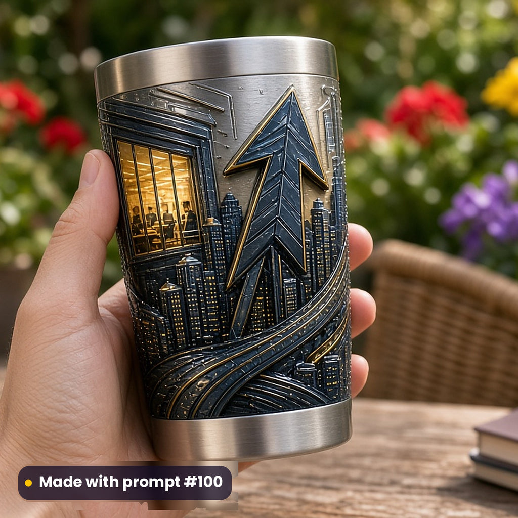 Business and Entrepreneurship, Clean & Graphic Collection: Made with prompt #100 – realistic UV-printed mockup