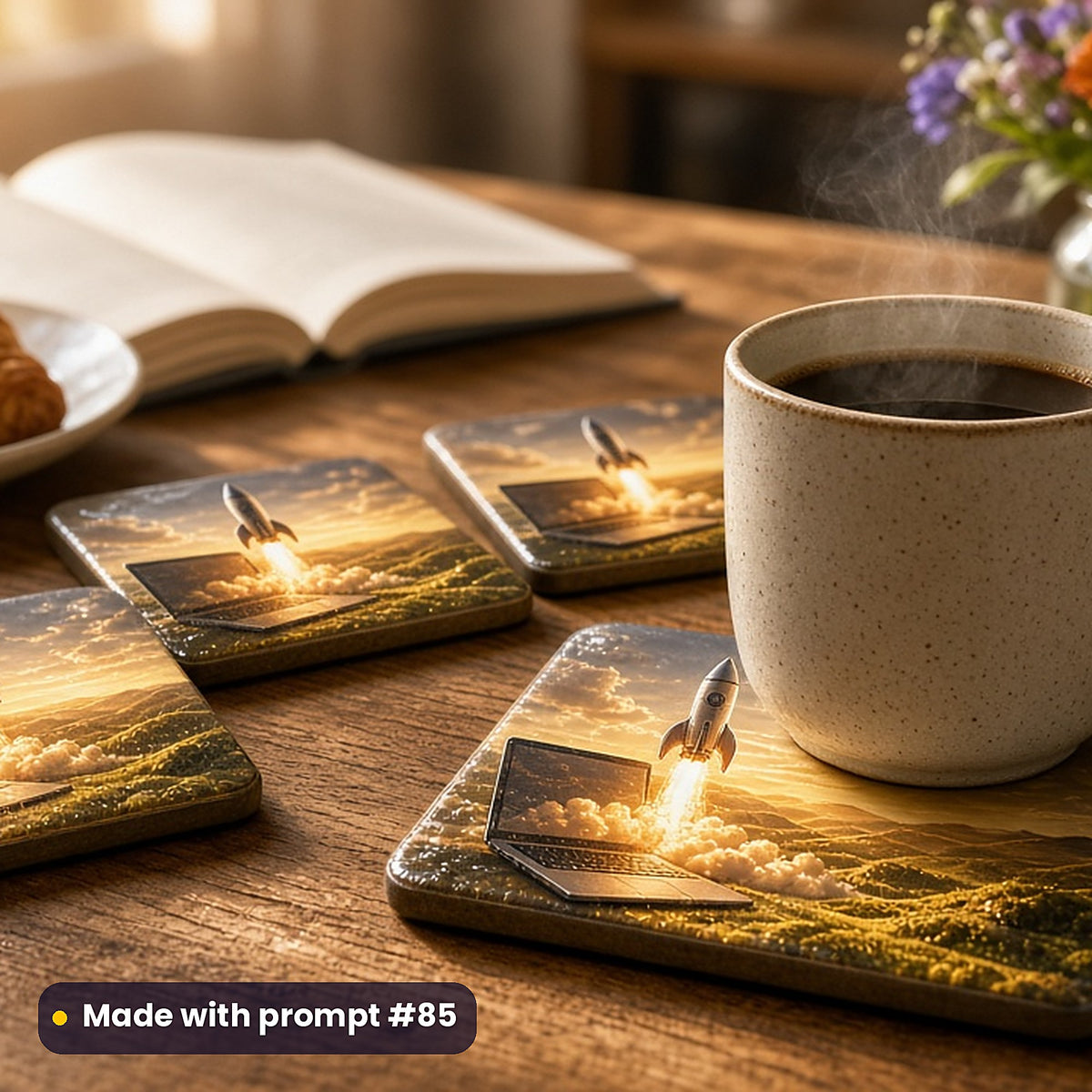 Business and Entrepreneurship, Luxury & Decorative Collection: Made with prompt #85 – realistic UV-printed mockup