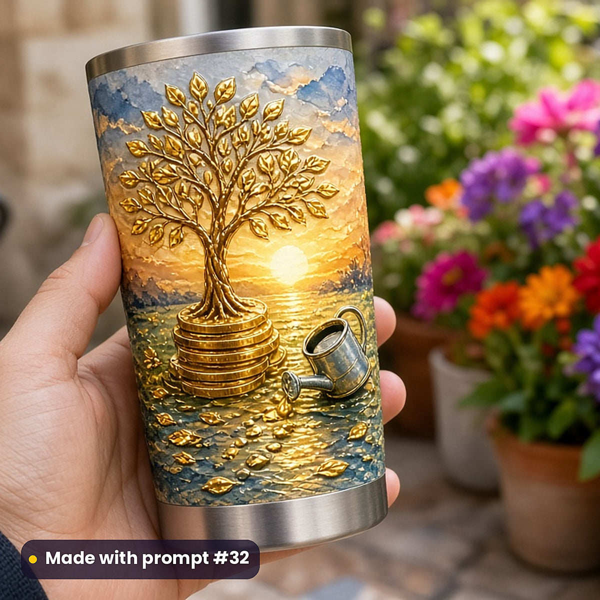 Money and Finance, Painterly & Handmade Collection: realistic UV-printed mockup, made with prompt #32