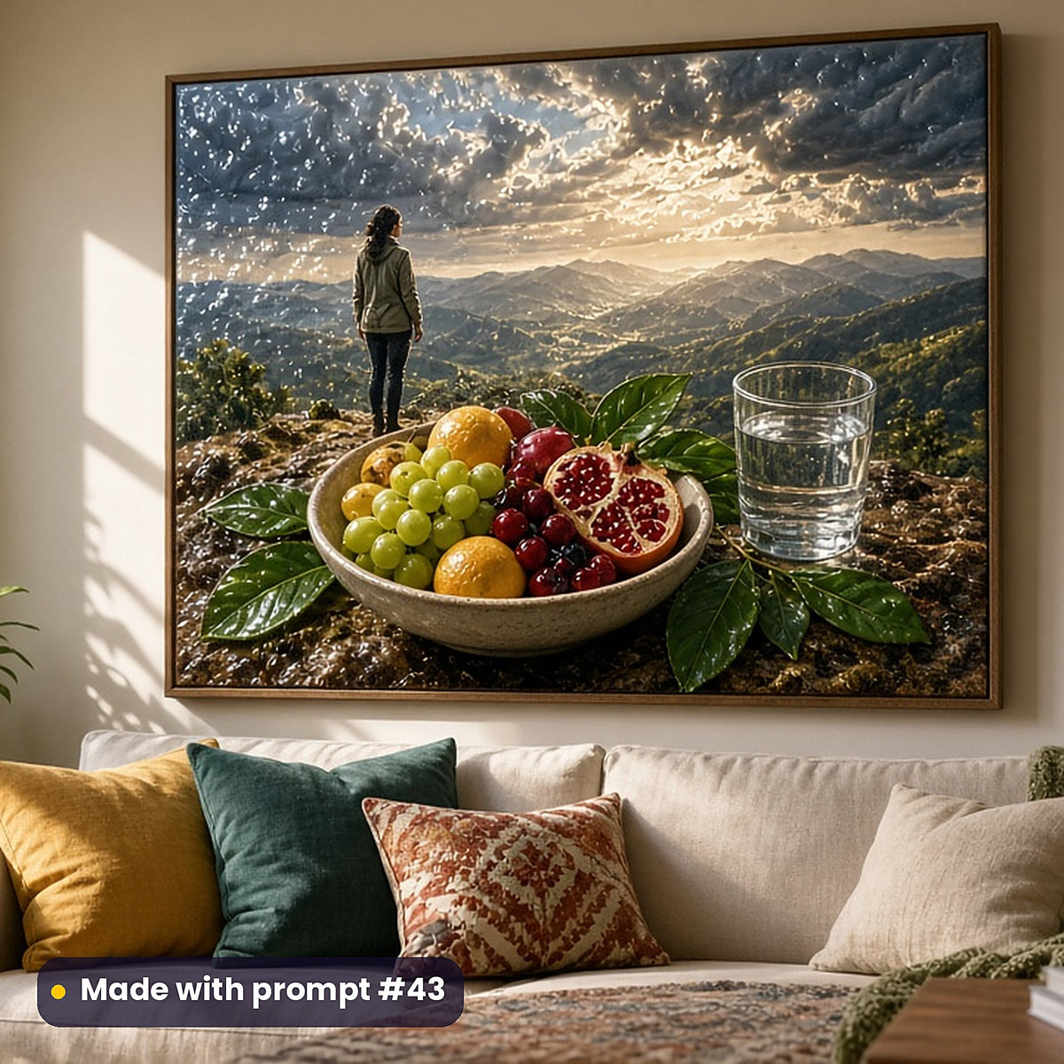 Health and Wellness, Cinematic & Bold Collection: realistic UV-printed mockup, made with prompt #43