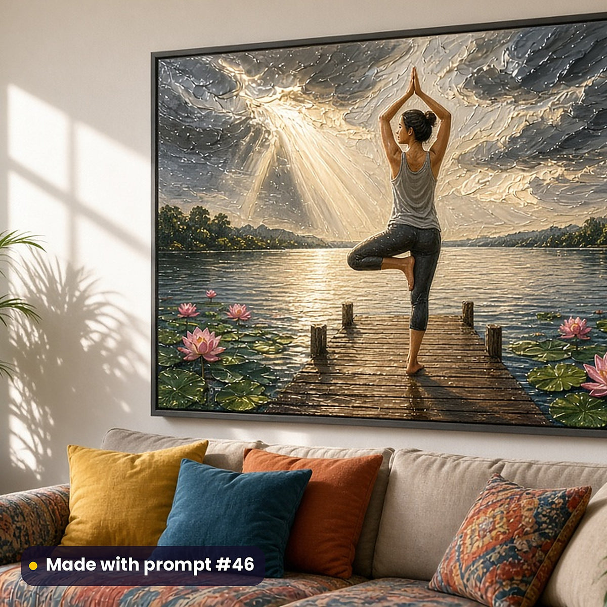 Health and Wellness, Painterly & Handmade Collection: realistic UV-printed mockup, made with prompt #46