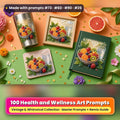 Health and Wellness, Vintage & Whimsical Collection: realistic UV-printed mockup, made with prompts #73 · #60 · #90 · #26