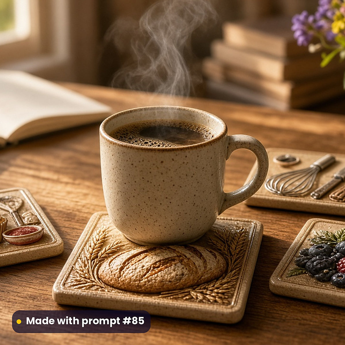 Cookbooks and Baking, Clean & Graphic Collection: Made with prompt #85 – realistic UV-printed mockup