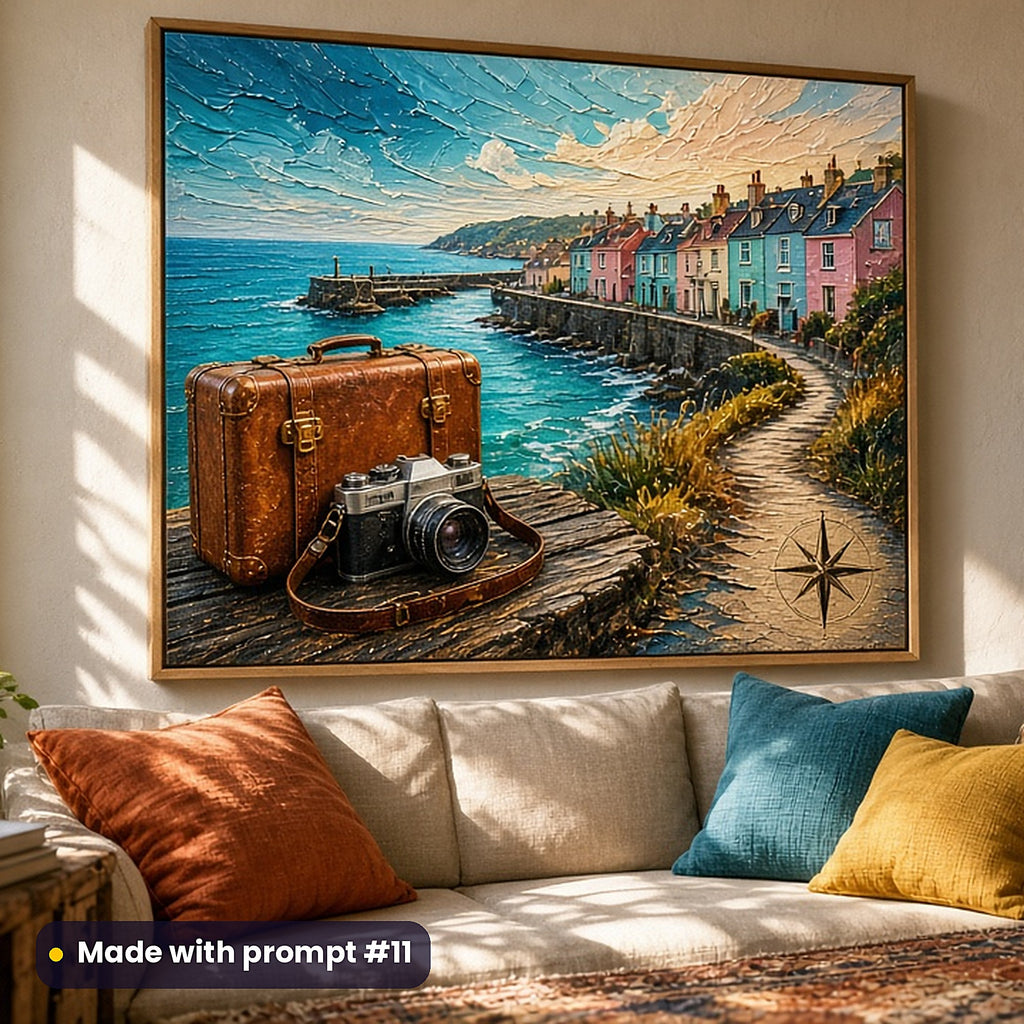 Travel Guides and Journals, Cinematic & Bold Collection: realistic UV-printed mockup, made with prompt #11