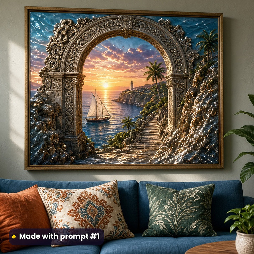 Travel Guides and Journals, Luxury & Decorative Collection: realistic UV-printed mockup, made with prompt #1