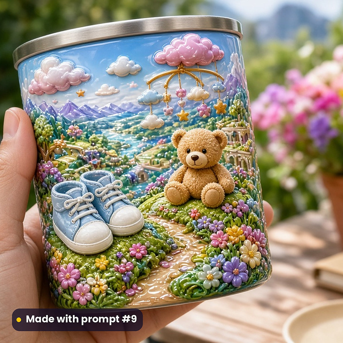 Guest Books and Keepsakes, Cinematic & Bold Collection: realistic UV-printed mockup, made with prompt #9