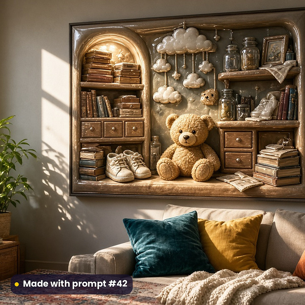 Guest Books and Keepsakes, Cinematic & Bold Collection: realistic UV-printed mockup, made with prompt #42