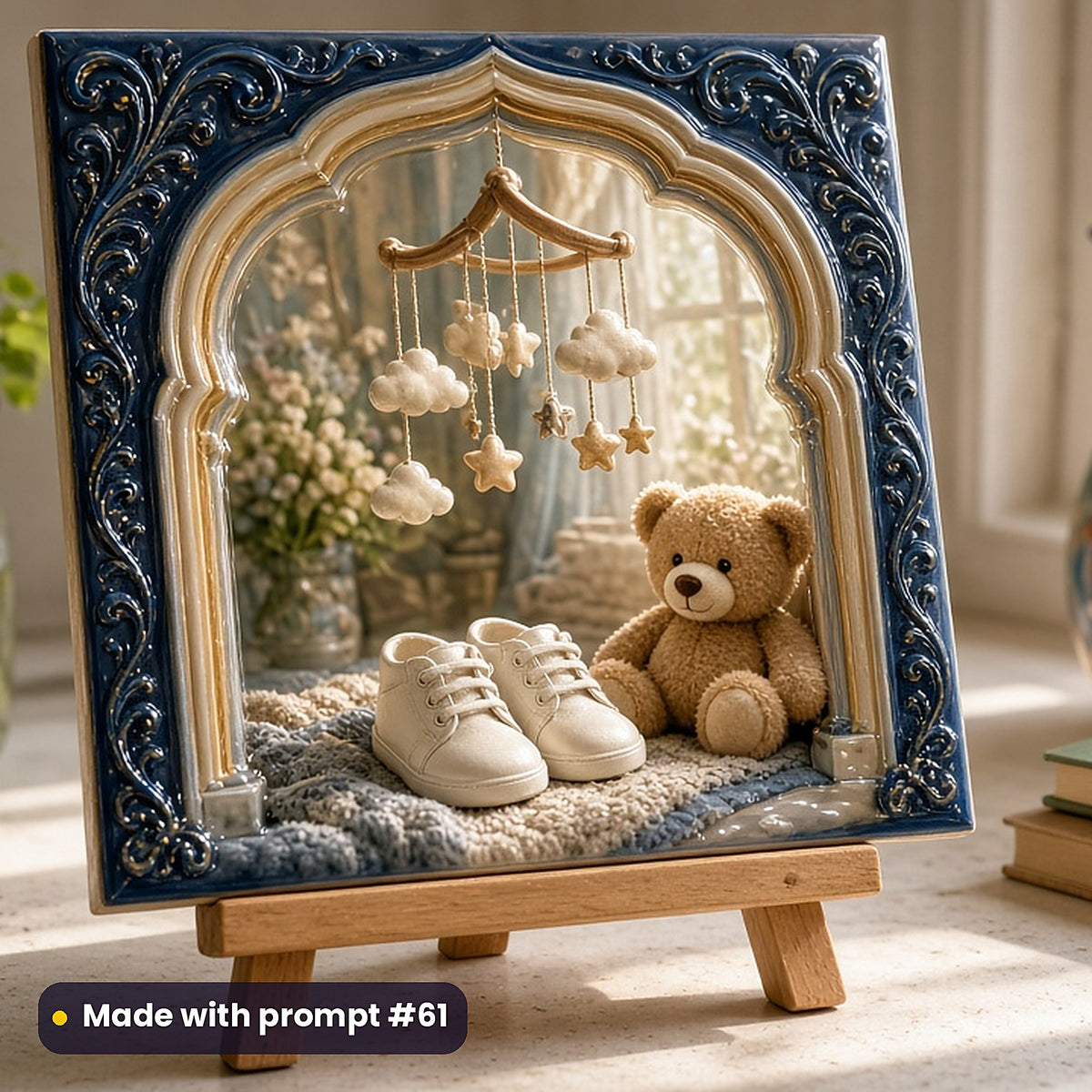 Guest Books and Keepsakes, Cinematic & Bold Collection: realistic UV-printed mockup, made with prompt #61