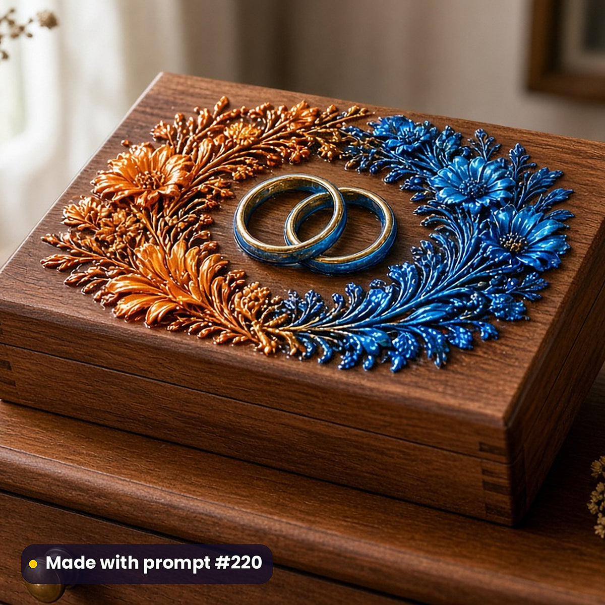 500 Keepsake Art Prompts Library: Made with prompt #220 – realistic UV-printed mockup (Cinematic Hero — Iconic Masterpiece)