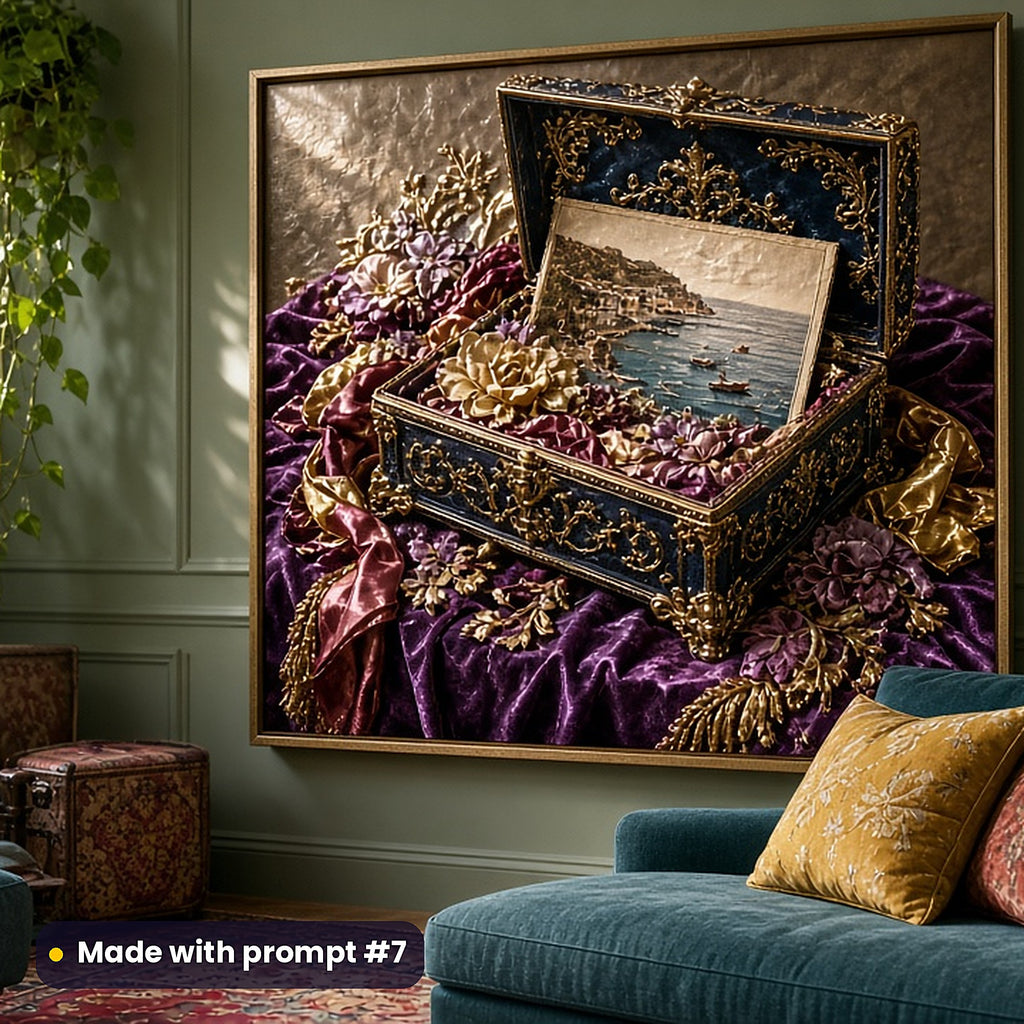 Guest Books and Keepsakes, Luxury & Decorative Collection: realistic UV-printed mockup, made with prompt #7