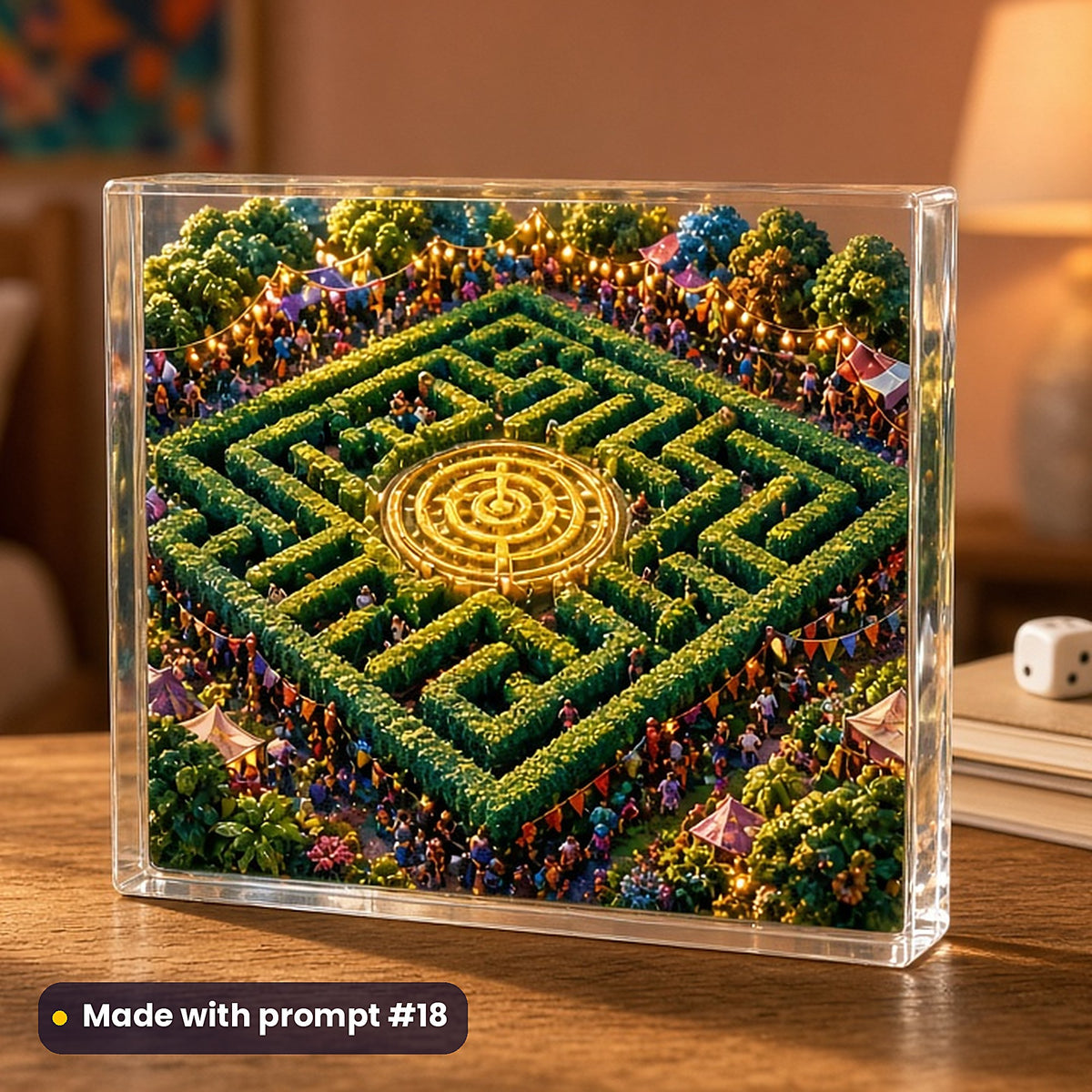 Puzzle and Activity Books, Cinematic & Bold Collection: realistic UV-printed mockup, made with prompt #18