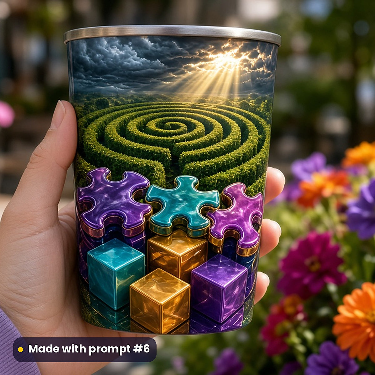 Puzzle and Activity Books, Luxury & Decorative Collection: realistic UV-printed mockup, made with prompt #6
