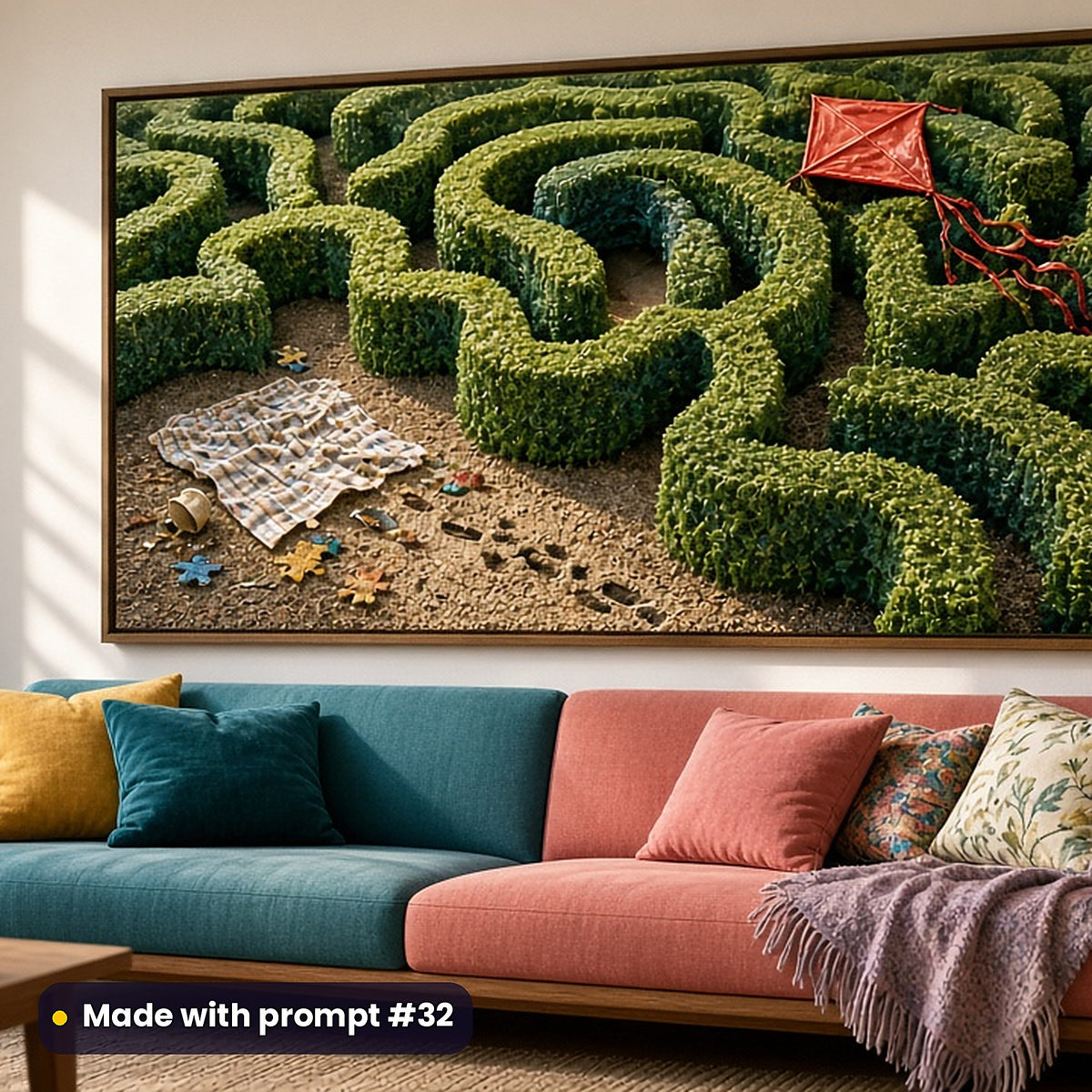 Puzzle and Activity Books, Painterly & Handmade Collection: realistic UV-printed mockup, made with prompt #32