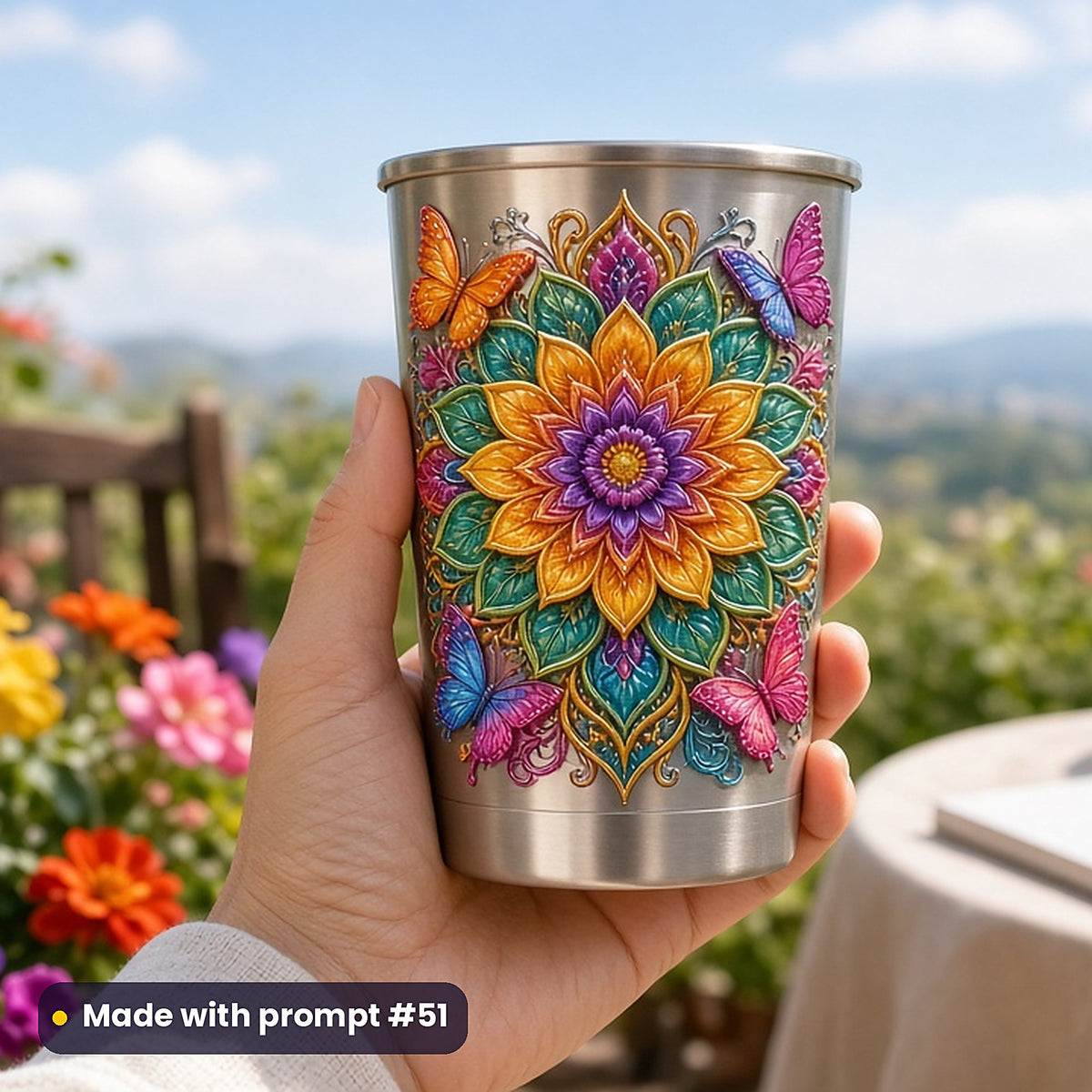 Colouring Books, Clean & Graphic Collection: Made with prompt #51 – realistic UV-printed mockup