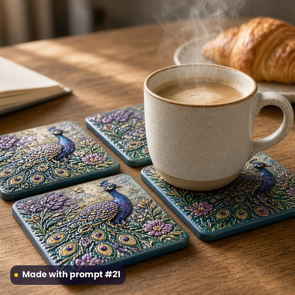 Colouring Books, Luxury & Decorative Collection: realistic UV-printed mockup, made with prompt #21