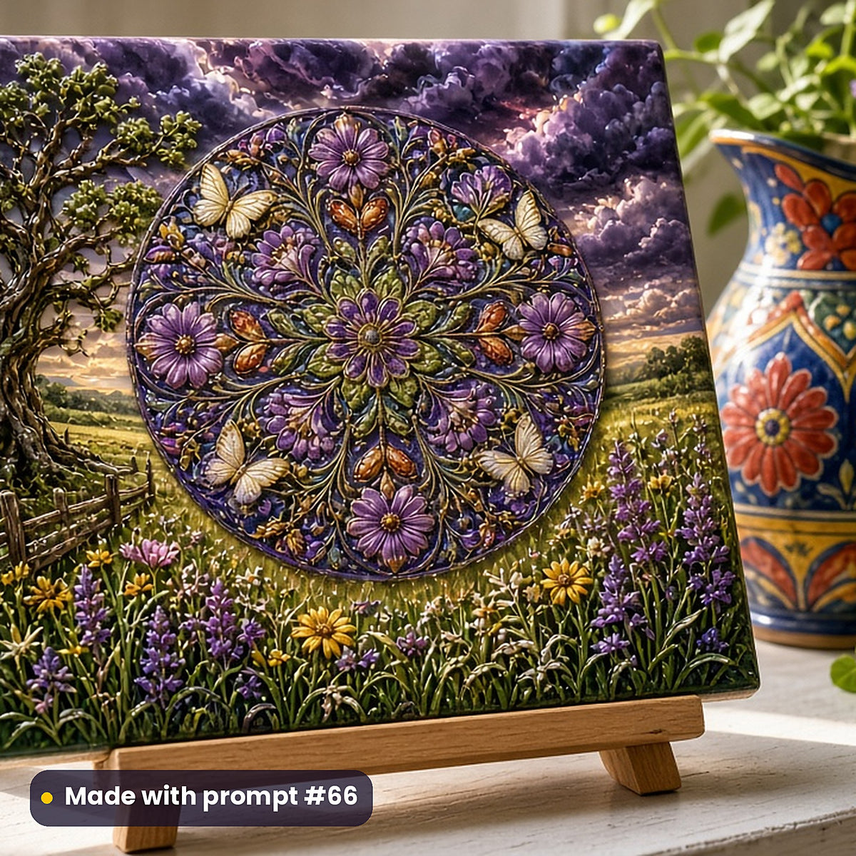 Colouring Books, Painterly & Handmade Collection: realistic UV-printed mockup, made with prompt #66