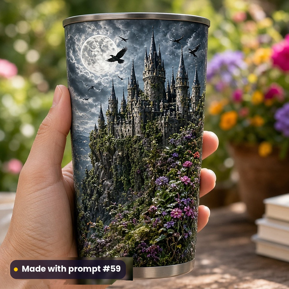 Gothic Worlds, Cinematic & Bold Collection: Made with prompt #59 – realistic UV-printed mockup