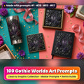 Gothic Worlds, Clean & Graphic Collection: Made with prompts #1 · #28 · #82 · #67 – realistic UV-printed mockup