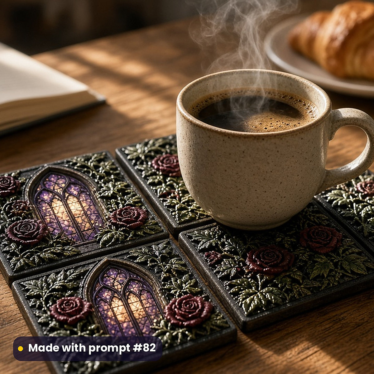 Gothic Worlds, Clean & Graphic Collection: Made with prompt #82 – realistic UV-printed mockup