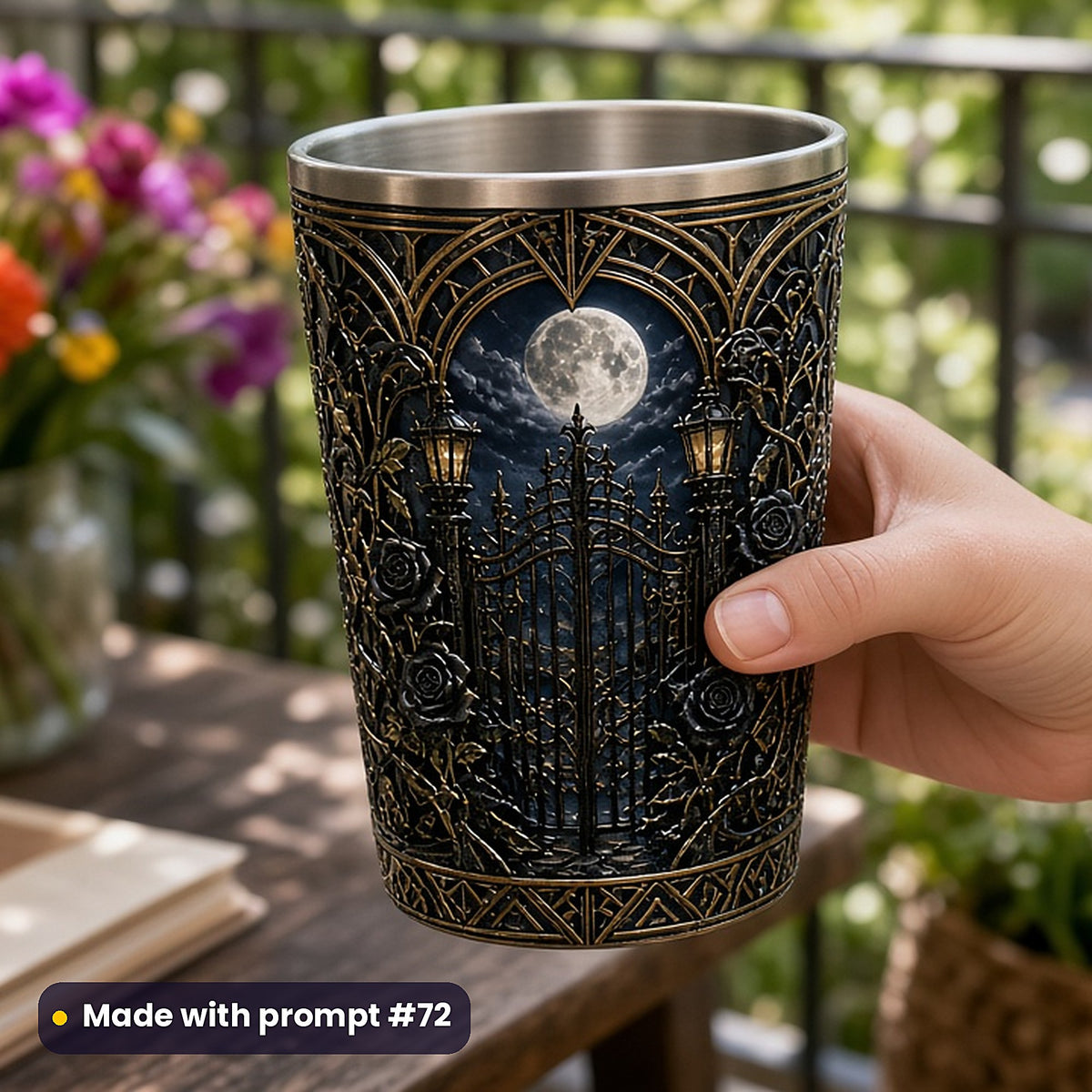Gothic Worlds, Luxury & Decorative Collection: Made with prompt #72 – realistic UV-printed mockup