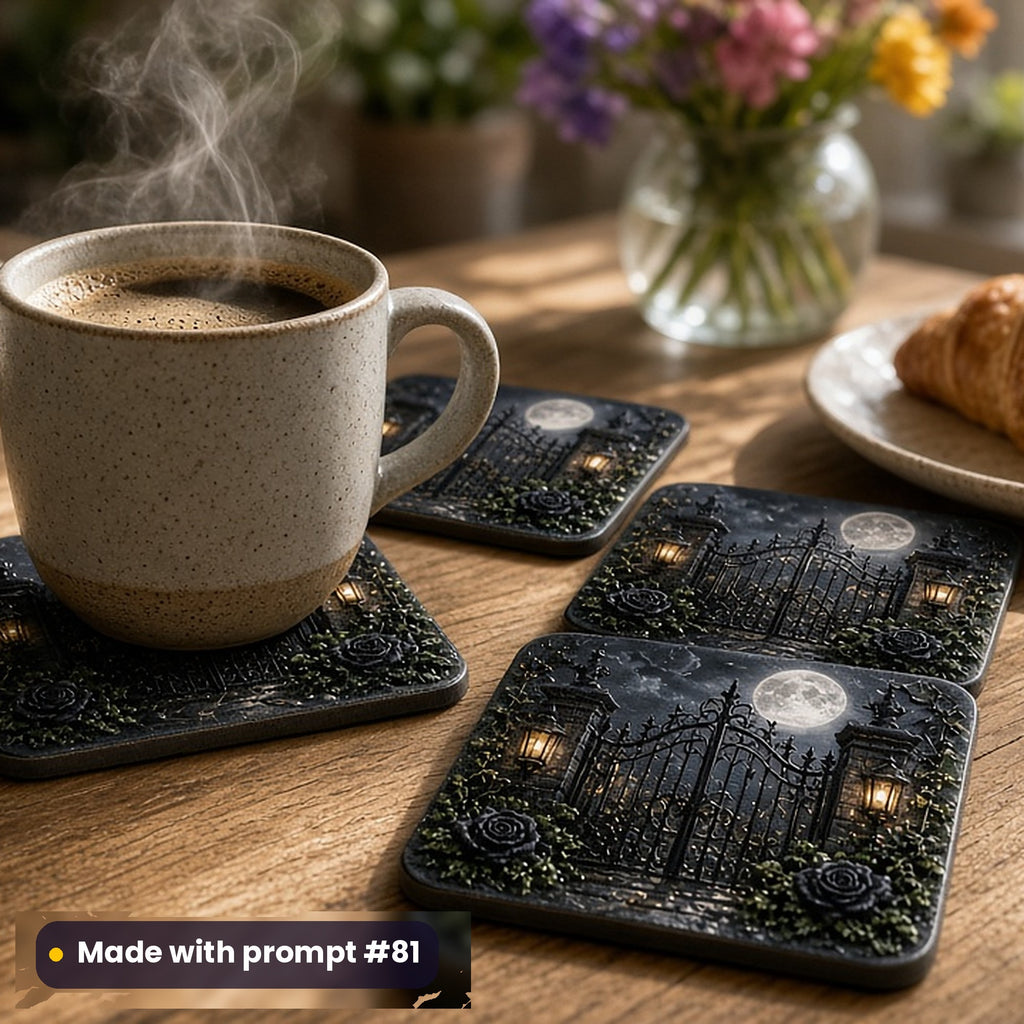 Gothic Worlds, Luxury & Decorative Collection: Made with prompt #81 – realistic UV-printed mockup