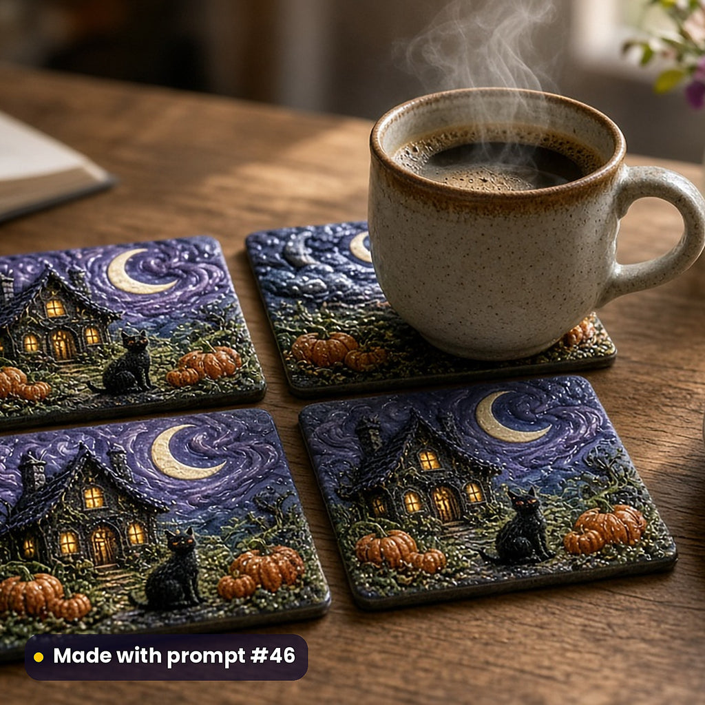 Gothic Worlds, Vintage & Whimsical Collection: Made with prompt #46 – realistic UV-printed mockup