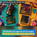 Medieval Legends, Cinematic & Bold Collection: realistic UV-printed mockup, made with prompts #81 · #8 · #56 · #32