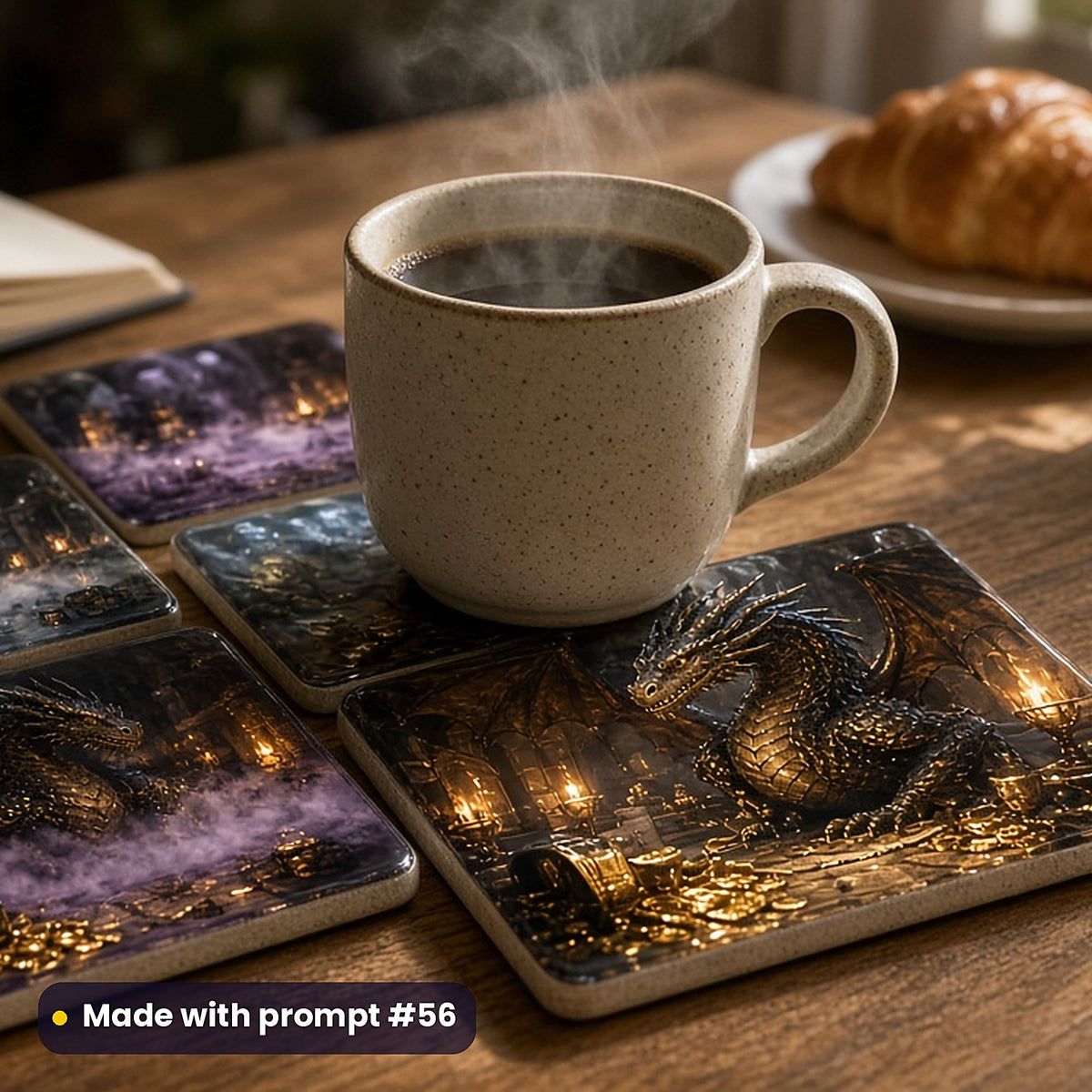 Medieval Legends, Cinematic & Bold Collection: realistic UV-printed mockup, made with prompt #56
