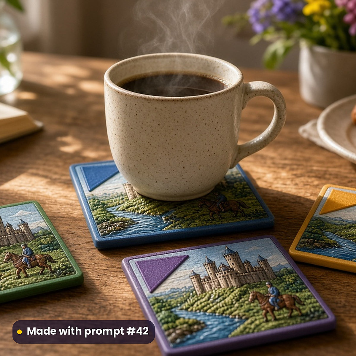 Medieval Legends, Clean & Graphic Collection: Made with prompt #42 – realistic UV-printed mockup