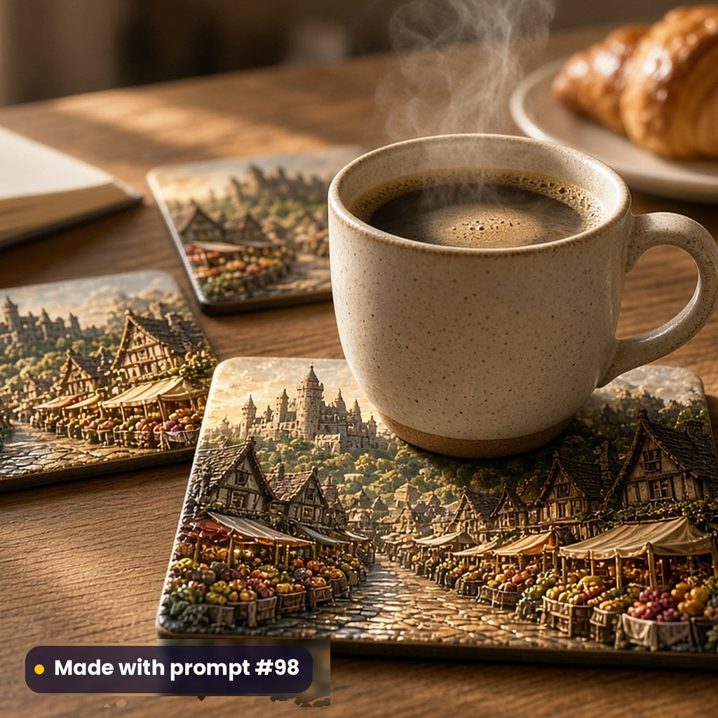 Medieval Legends, Luxury & Decorative Collection: realistic UV-printed mockup, made with prompt #98
