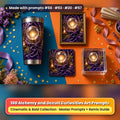 Alchemy and Occult Curiosities, Cinematic & Bold Collection: realistic UV-printed mockup, made with prompts #66 · #93 · #20 · #57