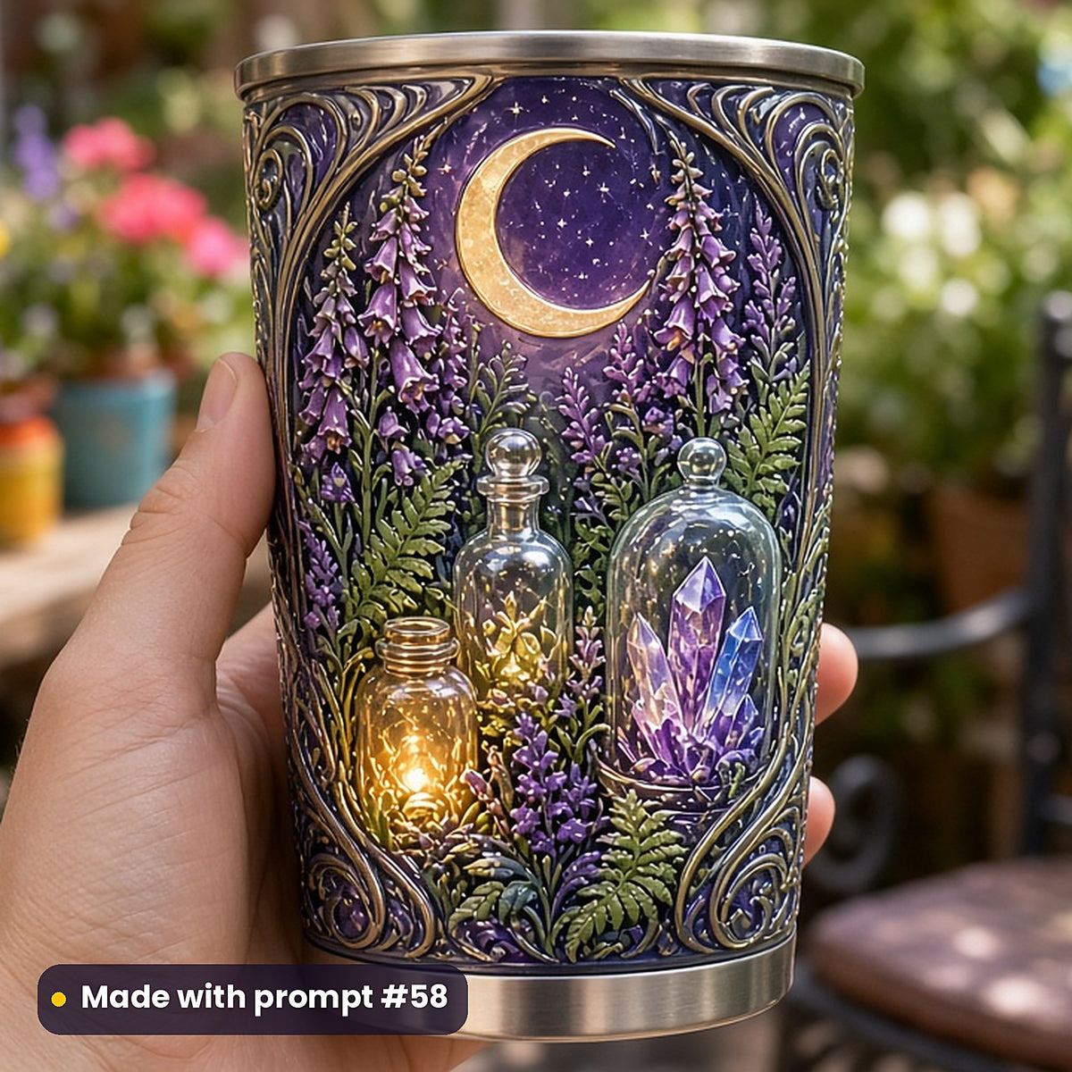 Alchemy and Occult Curiosities, Luxury & Decorative Collection: realistic UV-printed mockup, made with prompt #58
