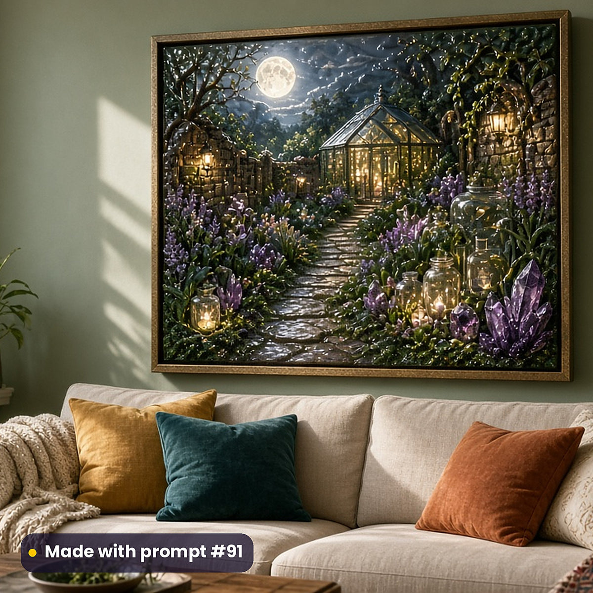 Alchemy and Occult Curiosities, Luxury & Decorative Collection: realistic UV-printed mockup, made with prompt #91