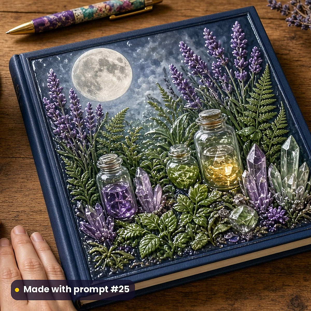 Alchemy and Occult Curiosities, Luxury & Decorative Collection: realistic UV-printed mockup, made with prompt #25