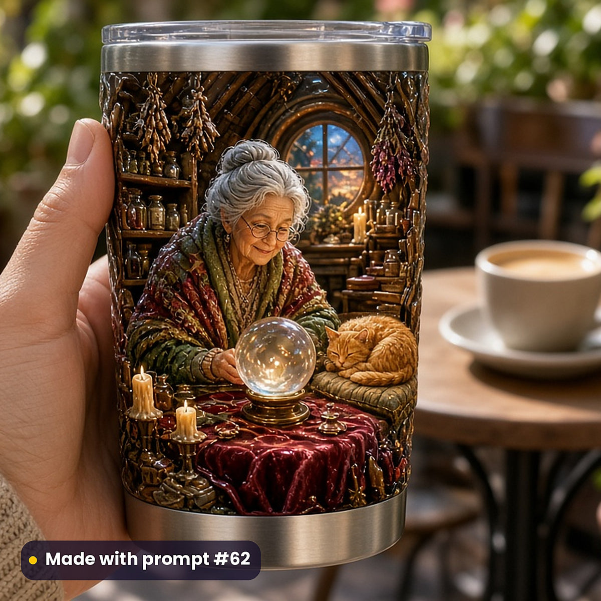 Alchemy and Occult Curiosities, Vintage & Whimsical Collection: realistic UV-printed mockup, made with prompt #62