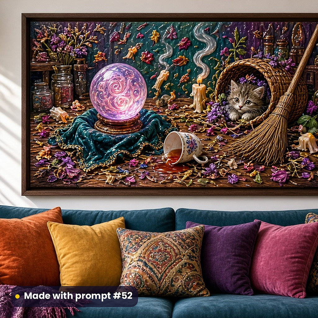 Alchemy and Occult Curiosities, Vintage & Whimsical Collection: realistic UV-printed mockup, made with prompt #52