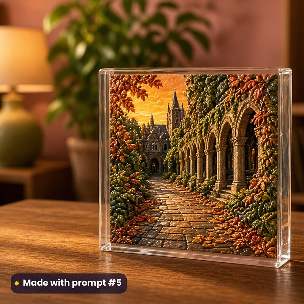 Dark Academia, Cinematic & Bold Collection: realistic UV-printed mockup, made with prompt #5