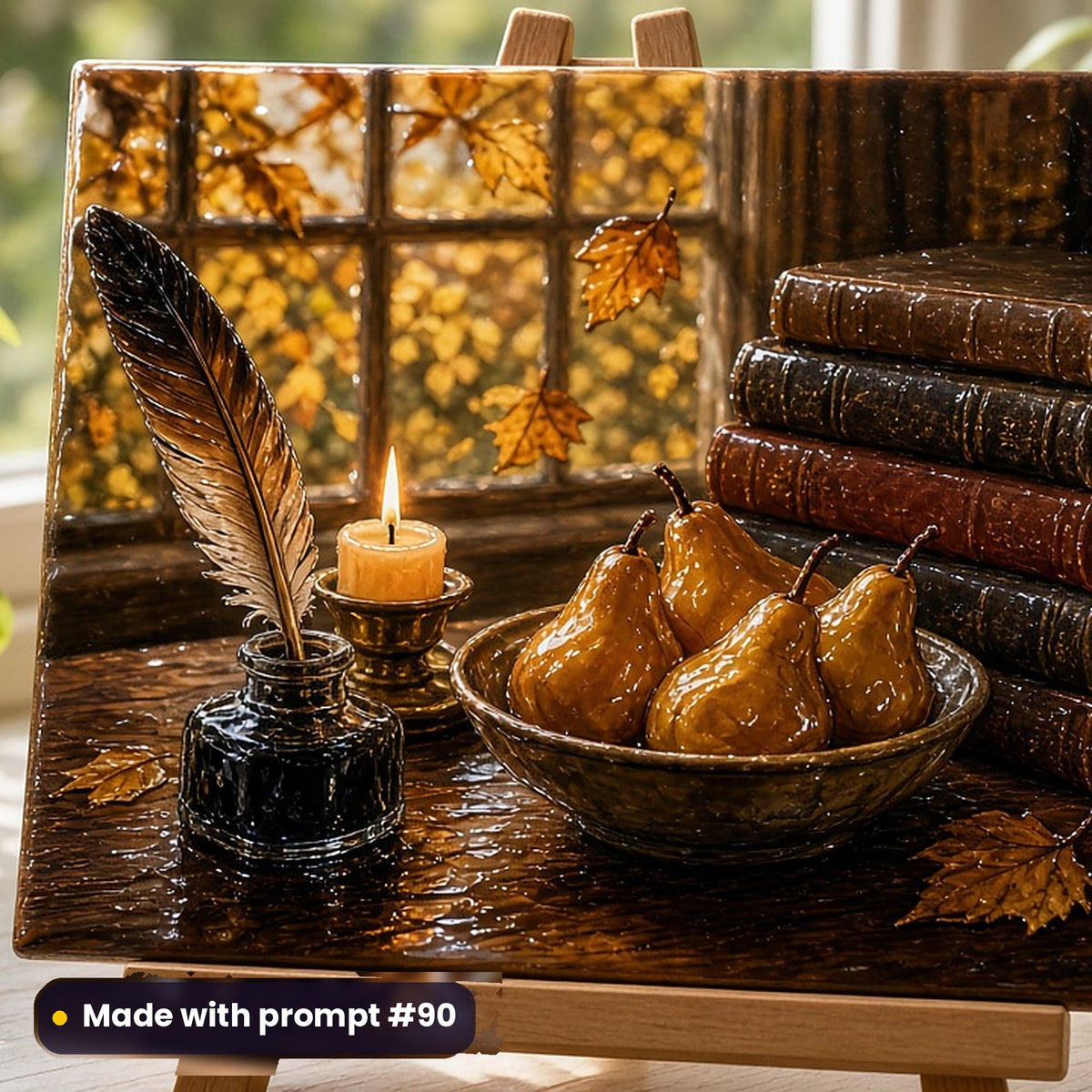 Dark Academia, Luxury & Decorative Collection: realistic UV-printed mockup, made with prompt #90
