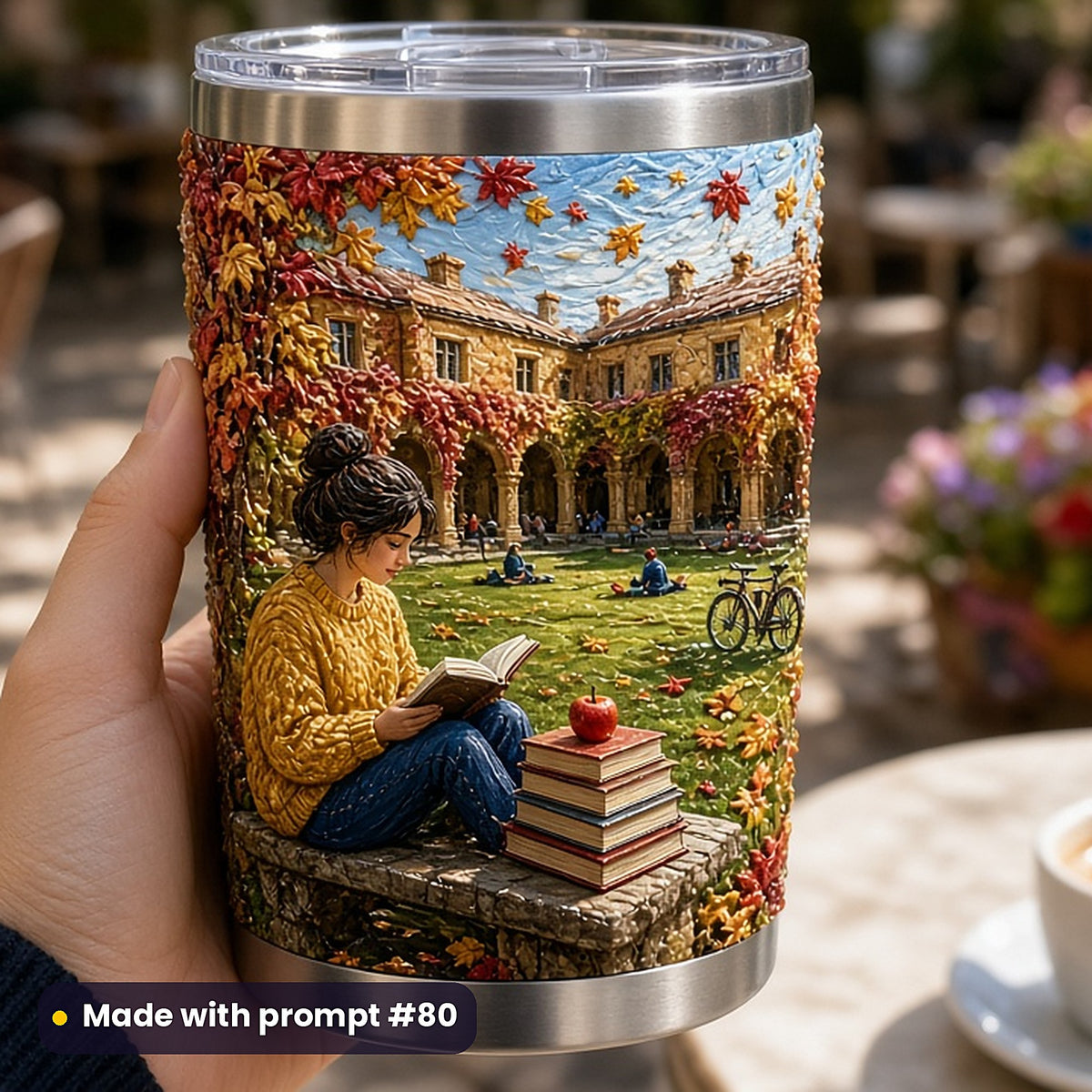 Dark Academia, Vintage & Whimsical Collection: realistic UV-printed mockup, made with prompt #80
