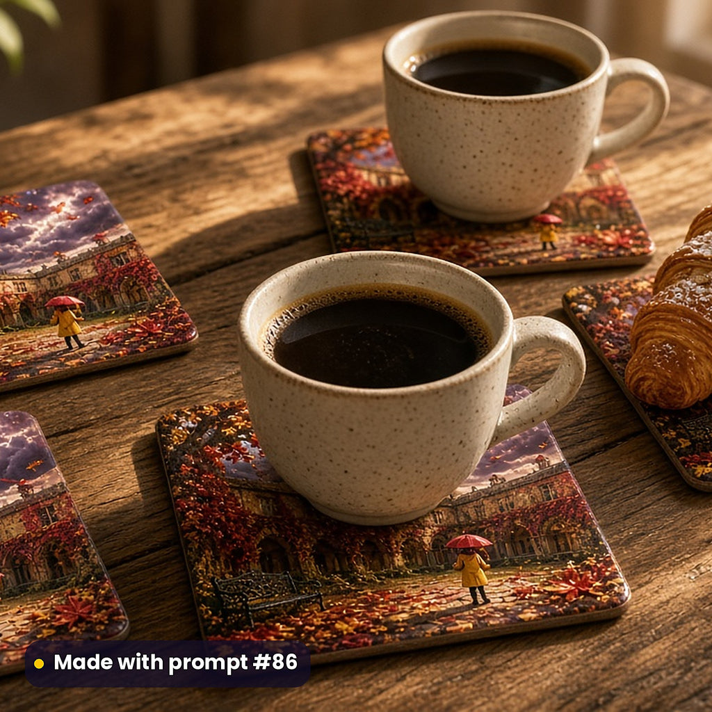 Dark Academia, Vintage & Whimsical Collection: realistic UV-printed mockup, made with prompt #86
