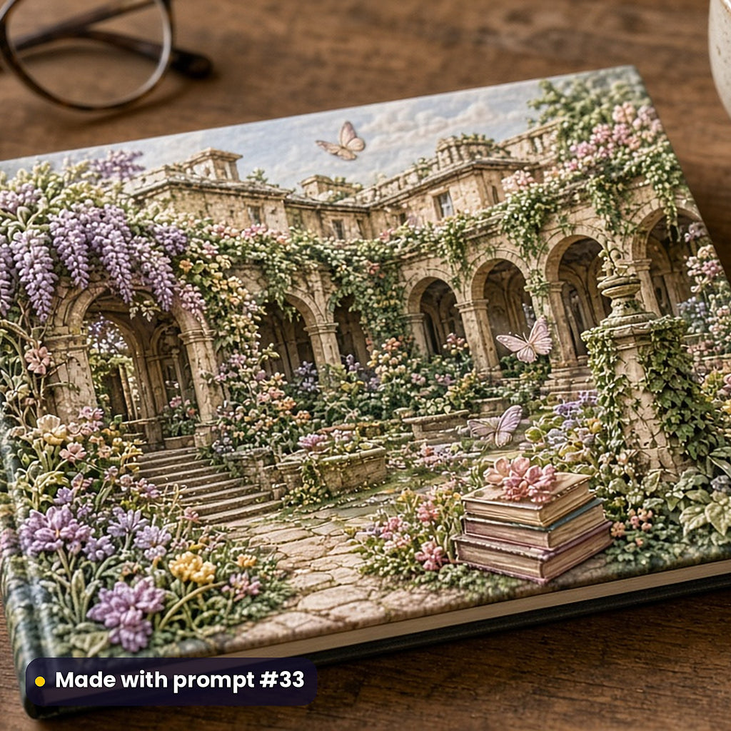 Dark Academia, Vintage & Whimsical Collection: realistic UV-printed mockup, made with prompt #33