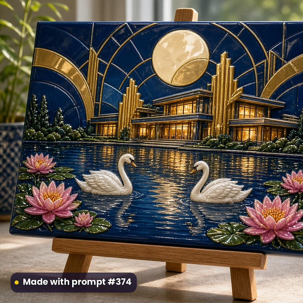2,500 Romance Crime Mystery Horror Art Prompts Bundle: Made with prompt #374 – realistic UV-printed mockup