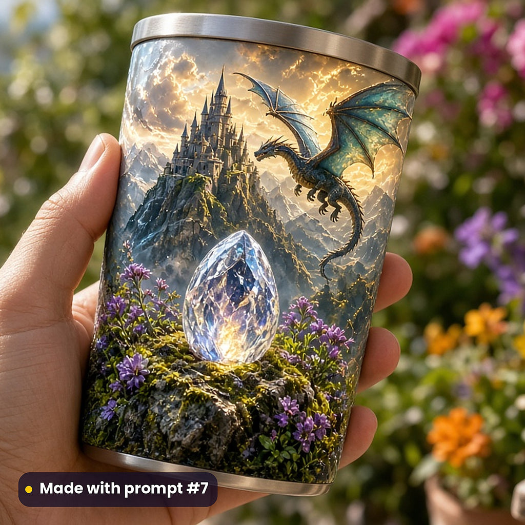 Fantasy, Sci-Fi & Saga Starter Pack: realistic UV-printed mockup, made with prompt #7