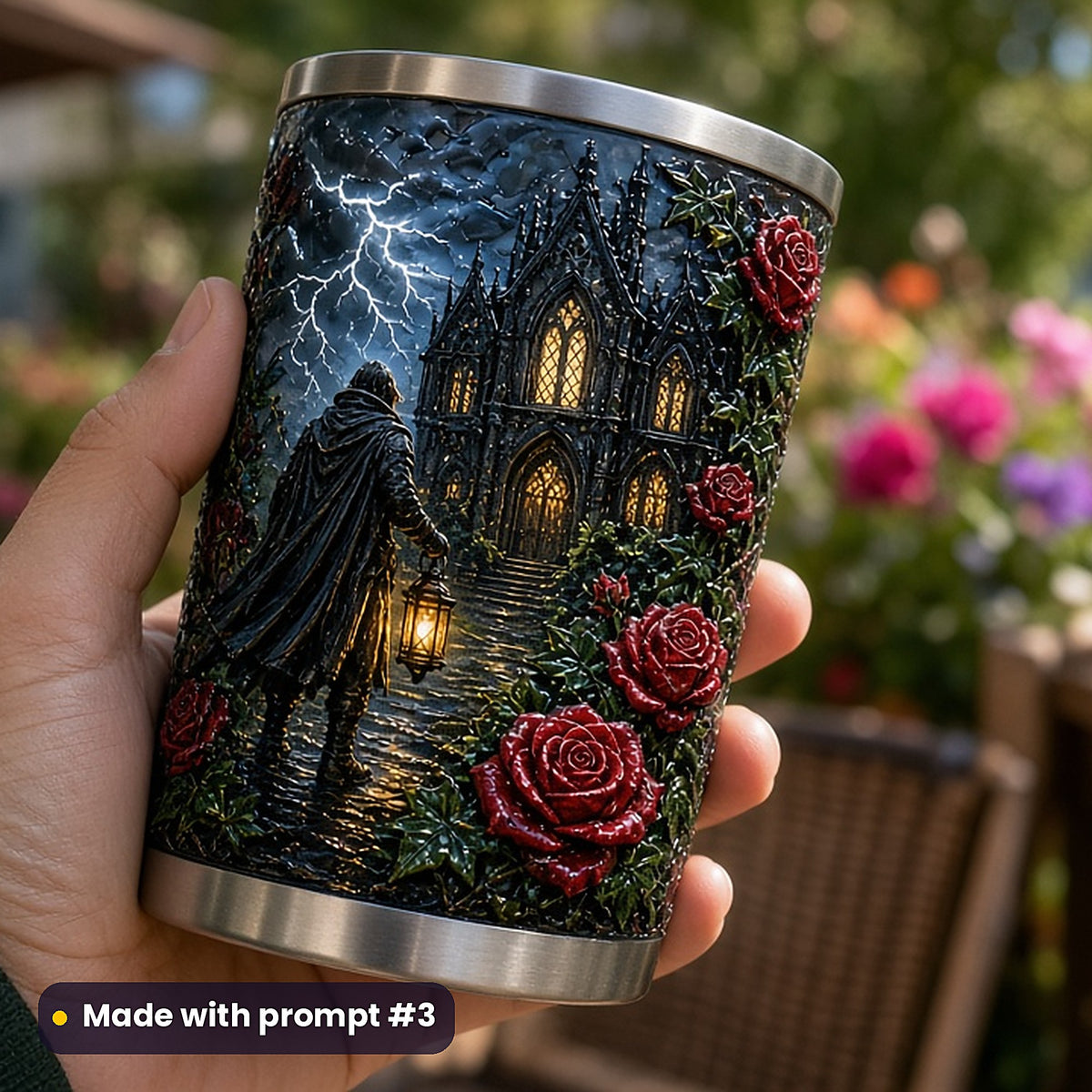 Gothic, Steampunk & Academia Starter Pack: realistic UV-printed mockup, made with prompt #3