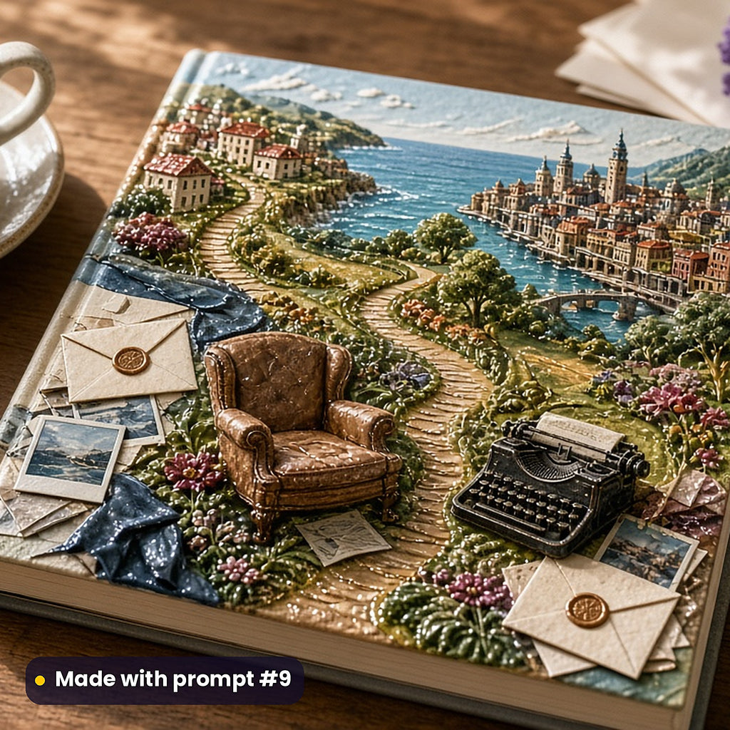 Non-Fiction & Lifestyle Starter Pack: realistic UV-printed mockup, made with prompt #9