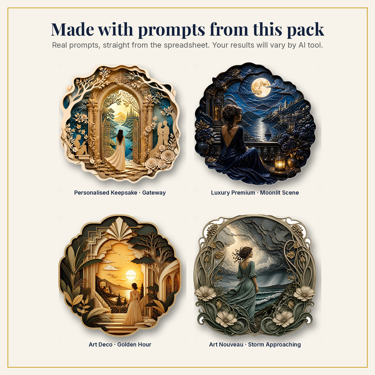 Sample artwork made with prompts from this pack