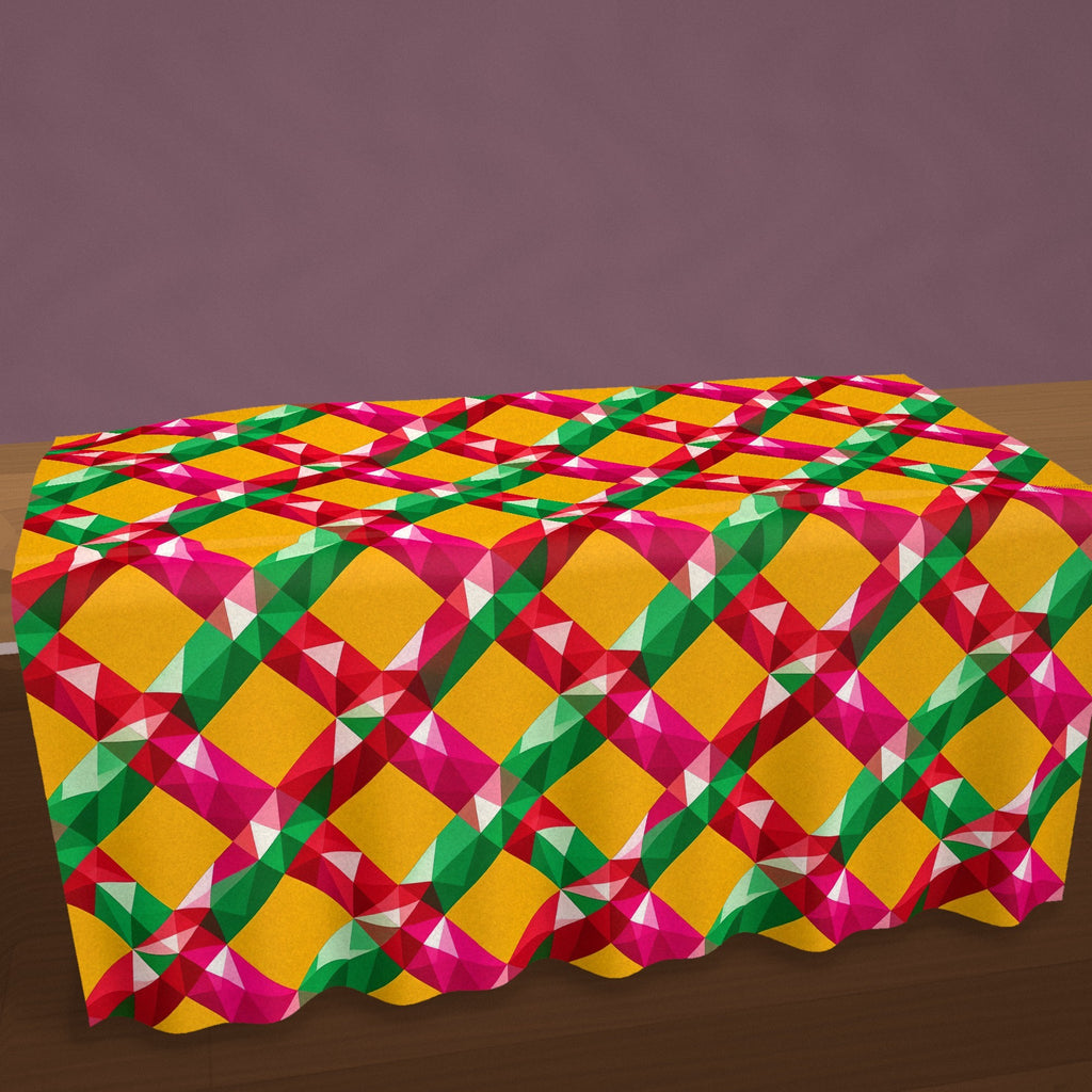 Big Jewel Prism Weave II Sherpa Fleece Blanket styled in a cosy room